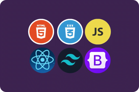 Frontend Development using HTML, CSS, ReactJS